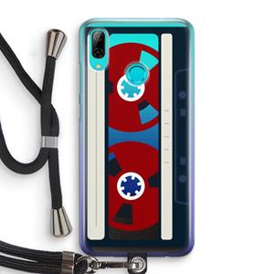 CaseCompany Here's your tape: Huawei P Smart (2019) Transparant Hoesje met koord