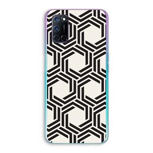CaseCompany Geometrisch patroon: Oppo A92 Transparant Hoesje