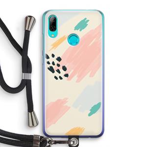 CaseCompany Sunday Chillings: Huawei P Smart (2019) Transparant Hoesje met koord