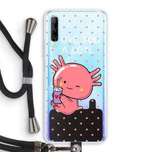 CaseCompany Love You A Lotl: Huawei P Smart Pro Transparant Hoesje met koord