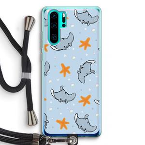 CaseCompany Manta: Huawei P30 Pro Transparant Hoesje met koord