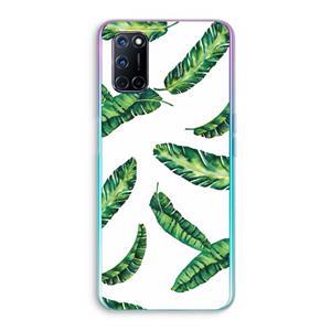 CaseCompany Lange bladeren: Oppo A92 Transparant Hoesje