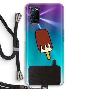 CaseCompany Frisco: Oppo A92 Transparant Hoesje met koord