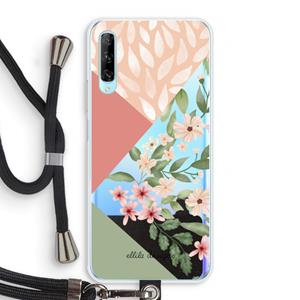 CaseCompany Sweet heaven geometrics: Huawei P Smart Pro Transparant Hoesje met koord