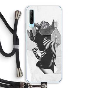 CaseCompany House: Huawei P Smart Pro Transparant Hoesje met koord