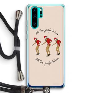 CaseCompany Jingle Ladies: Huawei P30 Pro Transparant Hoesje met koord