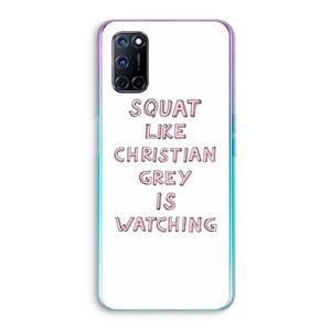 CaseCompany Christian Grey: Oppo A92 Transparant Hoesje