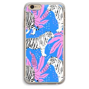 CaseCompany Tijger: iPhone 6 Plus / 6S Plus Transparant Hoesje