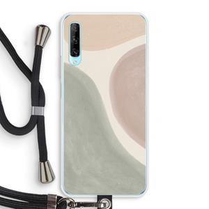 CaseCompany Geo #6: Huawei P Smart Pro Transparant Hoesje met koord