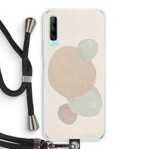 CaseCompany Geo #9: Huawei P Smart Pro Transparant Hoesje met koord