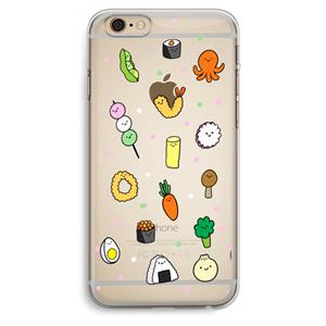 CaseCompany Happy bento friends: iPhone 6 Plus / 6S Plus Transparant Hoesje