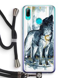 CaseCompany Bleeding Soul: Huawei P Smart (2019) Transparant Hoesje met koord