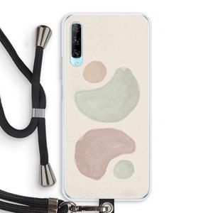 CaseCompany Geo #10: Huawei P Smart Pro Transparant Hoesje met koord