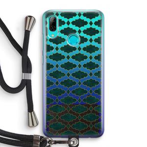 CaseCompany Moroccan tiles: Huawei P Smart (2019) Transparant Hoesje met koord