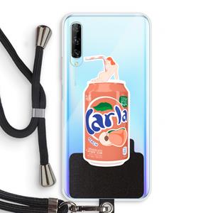 CaseCompany S(peach)less: Huawei P Smart Pro Transparant Hoesje met koord