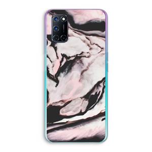 CaseCompany Roze stroom: Oppo A92 Transparant Hoesje