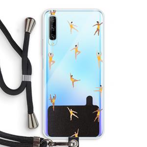 CaseCompany Dans #2: Huawei P Smart Pro Transparant Hoesje met koord