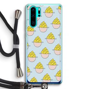 CaseCompany Citroenen: Huawei P30 Pro Transparant Hoesje met koord