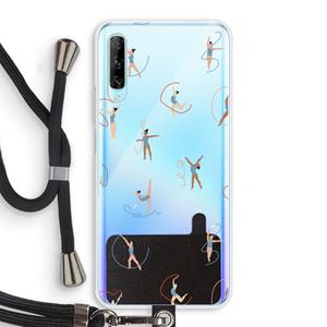 CaseCompany Dancing #3: Huawei P Smart Pro Transparant Hoesje met koord