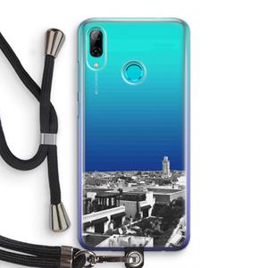 CaseCompany Marrakech Skyline : Huawei P Smart (2019) Transparant Hoesje met koord