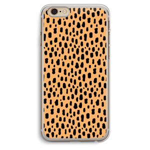 CaseCompany Panter: iPhone 6 Plus / 6S Plus Transparant Hoesje