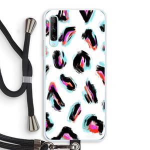 CaseCompany Cheetah color: Huawei P Smart Pro Transparant Hoesje met koord