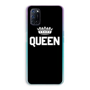 CaseCompany Queen zwart: Oppo A92 Transparant Hoesje
