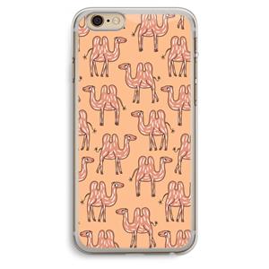 CaseCompany Kameel: iPhone 6 Plus / 6S Plus Transparant Hoesje