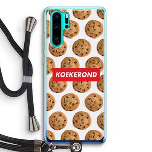 CaseCompany Koekerond: Huawei P30 Pro Transparant Hoesje met koord