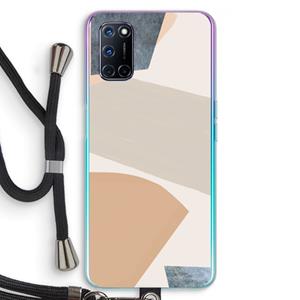CaseCompany Formo: Oppo A92 Transparant Hoesje met koord