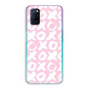 CaseCompany XOXO: Oppo A92 Transparant Hoesje