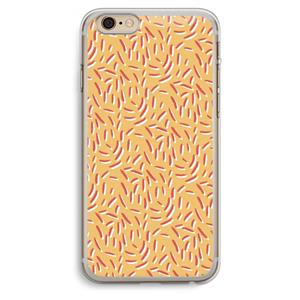CaseCompany Camouflage: iPhone 6 Plus / 6S Plus Transparant Hoesje