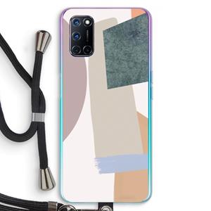 CaseCompany Lindo: Oppo A92 Transparant Hoesje met koord