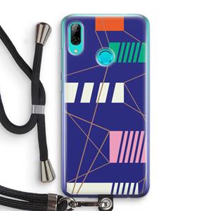 CaseCompany Gestalte 5: Huawei P Smart (2019) Transparant Hoesje met koord