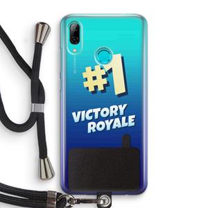 CaseCompany Victory Royale: Huawei P Smart (2019) Transparant Hoesje met koord