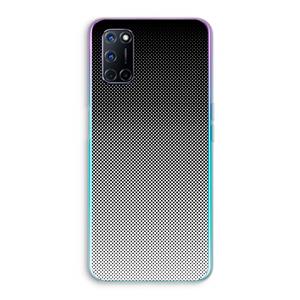 CaseCompany Musketon Halftone: Oppo A92 Transparant Hoesje