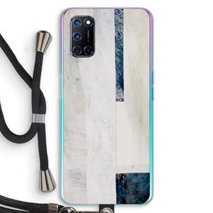 CaseCompany Meet you there: Oppo A92 Transparant Hoesje met koord