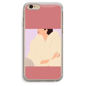 CaseCompany Cosy: iPhone 6 Plus / 6S Plus Transparant Hoesje