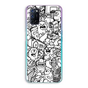 CaseCompany Vexx City #2: Oppo A92 Transparant Hoesje
