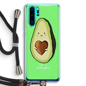 CaseCompany Avocuddle: Huawei P30 Pro Transparant Hoesje met koord