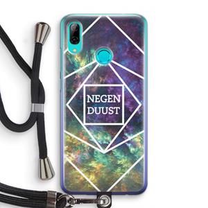 CaseCompany Negenduust ruimte: Huawei P Smart (2019) Transparant Hoesje met koord
