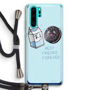 CaseCompany Best Friend Forever: Huawei P30 Pro Transparant Hoesje met koord