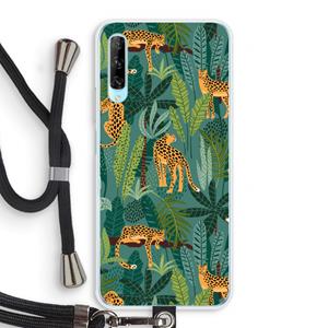 CaseCompany Luipaard 2: Huawei P Smart Pro Transparant Hoesje met koord