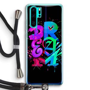 CaseCompany Dream: Huawei P30 Pro Transparant Hoesje met koord