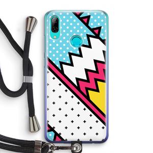 CaseCompany Pop Art #2: Huawei P Smart (2019) Transparant Hoesje met koord