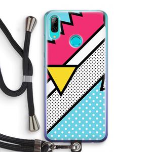 CaseCompany Pop Art #3: Huawei P Smart (2019) Transparant Hoesje met koord