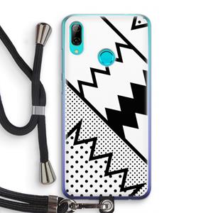 CaseCompany Pop Art #5: Huawei P Smart (2019) Transparant Hoesje met koord
