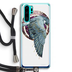 CaseCompany Golden Falcon: Huawei P30 Pro Transparant Hoesje met koord