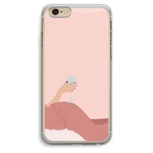 CaseCompany Wine: iPhone 6 Plus / 6S Plus Transparant Hoesje