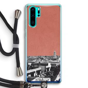 CaseCompany Marrakech Skyline : Huawei P30 Pro Transparant Hoesje met koord